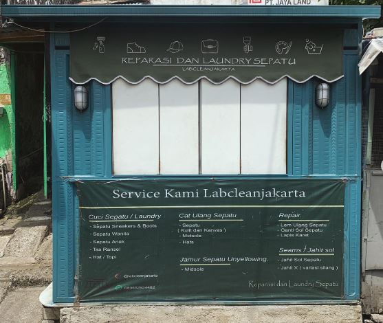 Tampilan Depan Lab Clean Jakarta